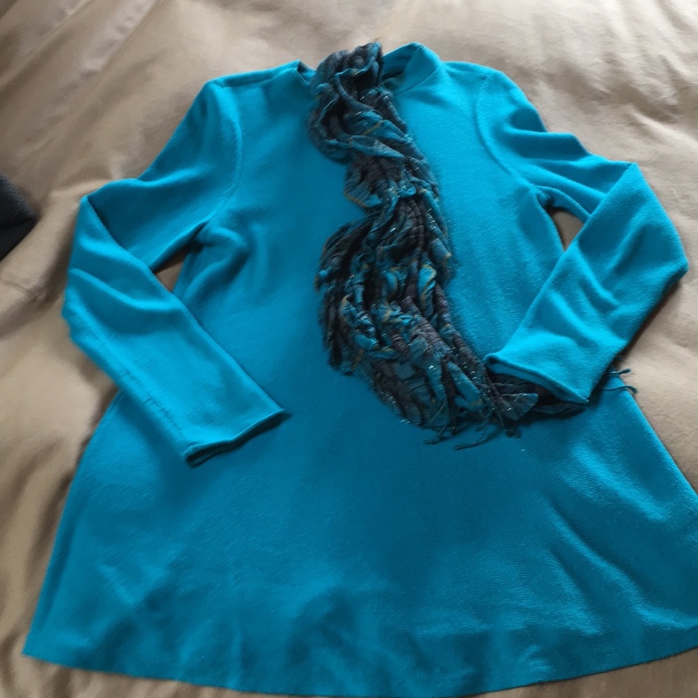 J.JILL A-line Sweater & Matching Ruched Scarf